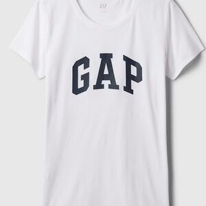 GAP White Tee with Bold Black Lettering
